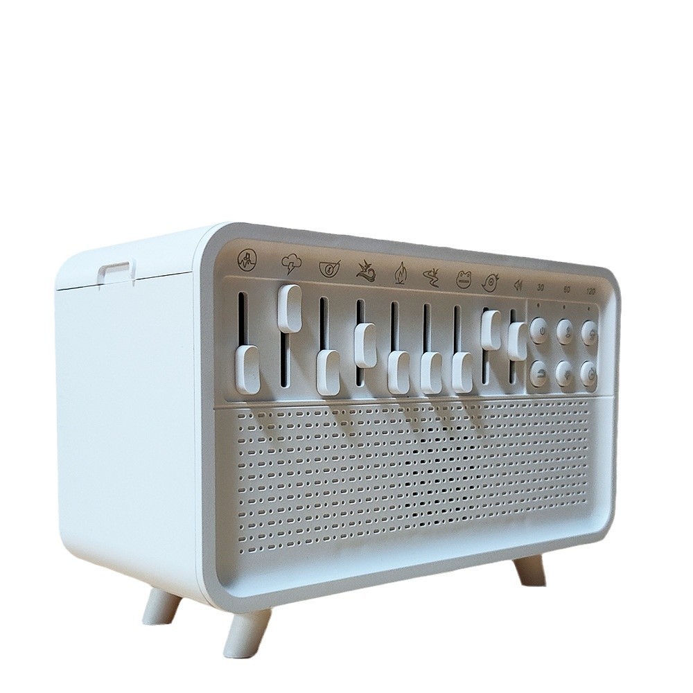 3 In 1 Bluetooth Speaker White Noise Sleep Night Light Humidifier All-in-one Machine Free Combination Of 8 Group Nature Sound - Image 3