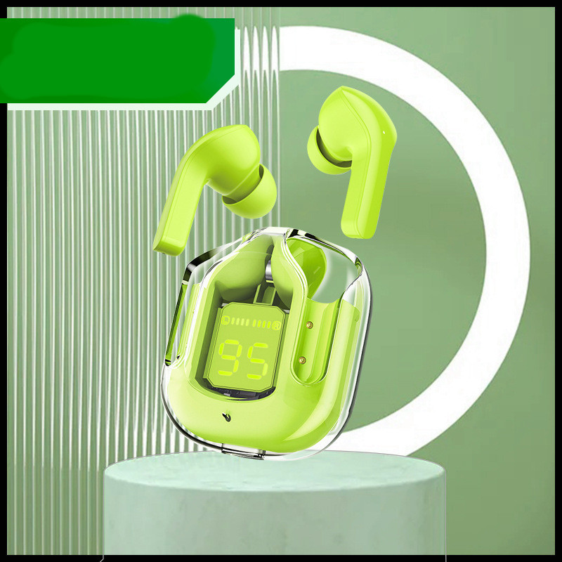New Mini Transparent Wireless Bluetooth Headset Digital Display ENC Noise Reduction True Wireless Sports Music - Image 8