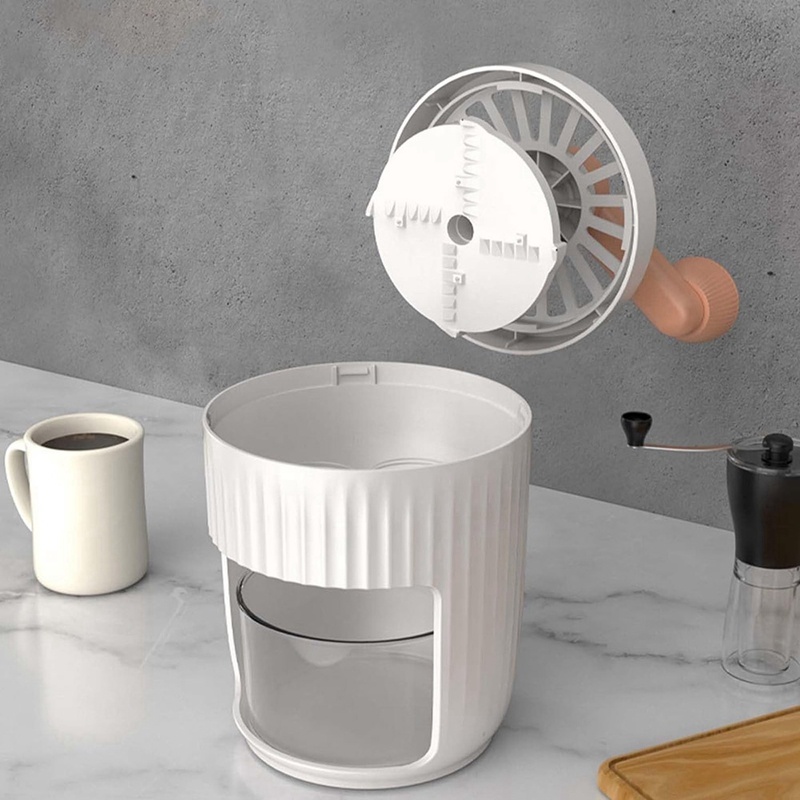 Hand-cranked Ice Shaving Machine Small Household Ice Crusher Hand-cranked Smoothie Machine Hail Ice Machine Kitchen Gadgets - Image 5